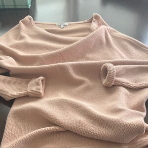 Reiss Blush Off-the-Shoulder Sweater